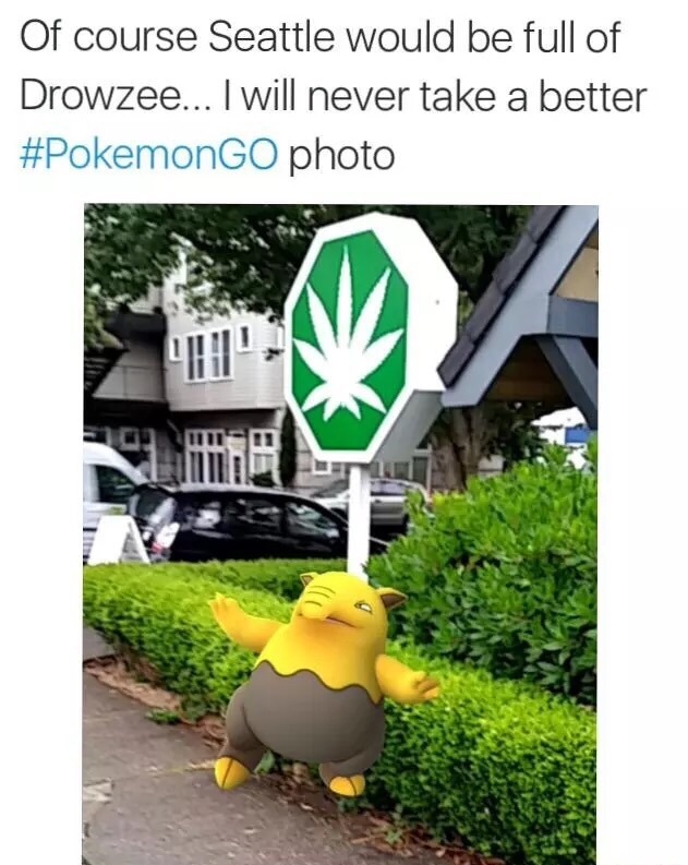 Drowzee meme pokemon go seattle