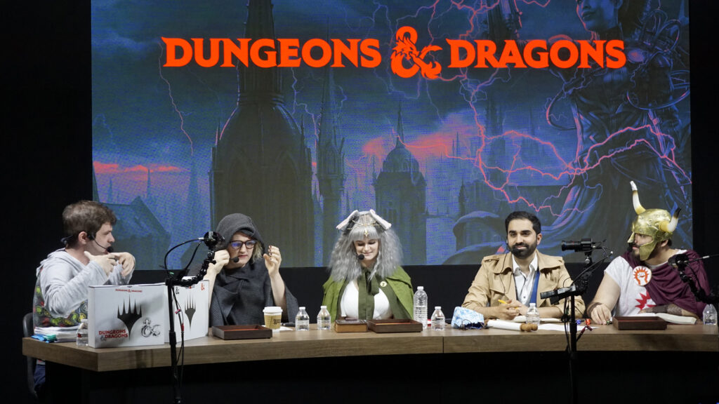 People playing Dungeons & Dragons at Twitchcon